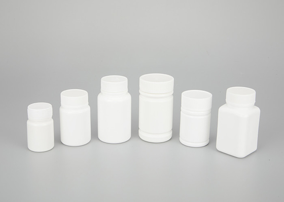ขวดยาพลาสติกเปล่าสีขาวพร้อมฝาเกลียว 30ml 60ml 100ml