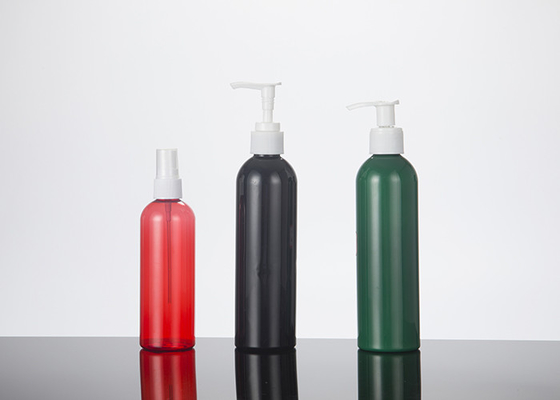 150 250ML สีดำขวดปั๊ม PET โลชั่นเปล่าขวดปั๊มสเปรย์เครื่องสำอาง