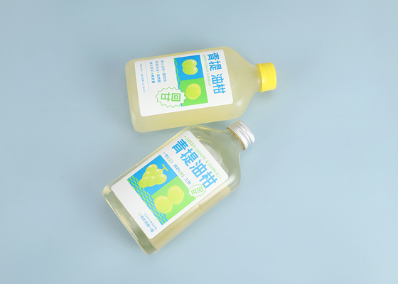 ขวดชานม 250ml 350ml 300ml 500ml ขวดน้ำผลไม้พลาสติกพร้อมฝาเกลียว