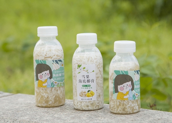 ขวดเครื่องดื่มพลาสติก PP 16oz บรรจุร้อนสำหรับน้ำผลไม้นมโยเกิร์ต