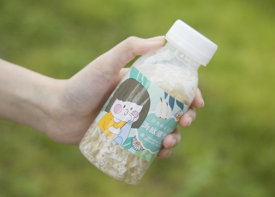 ขวดเครื่องดื่มพลาสติก PP 16oz บรรจุร้อนสำหรับน้ำผลไม้นมโยเกิร์ต