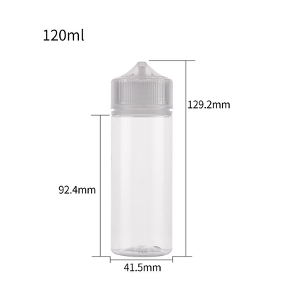 100ml 120ml E ขวดของเหลว E ขวดน้ำผลไม้สำหรับบุหรี่อิเล็กทรอนิกส์