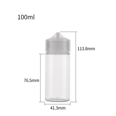 100ml 120ml E ขวดของเหลว E ขวดน้ำผลไม้สำหรับบุหรี่อิเล็กทรอนิกส์