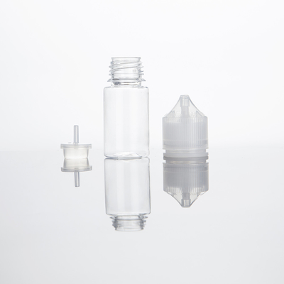 PET 15ml 30ml V3 E ขวดนมเด็ก ฝาปิดกันการงัดแงะ ขวดของเหลวทรงกลม