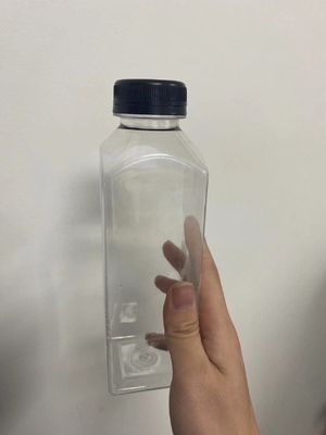 Lanwei 350ml กระปุกพลาสติกโปร่งสี่เหลี่ยม กระปุกน้ําผึ้งเปล่า กระปุกน้ําดื่ม PET
