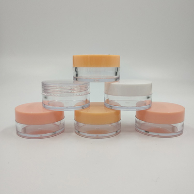 กระปุกพลาสติกเครื่องสําอางที่กําหนดเอง 10ml 15ml 30ml 60ml 80ml 100ml 120ml 150ml ผิวเรียบ