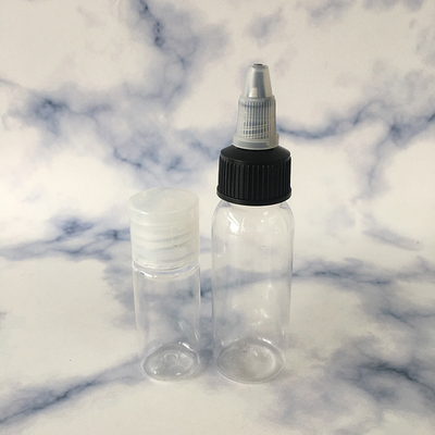 ปิดที่กําหนดเองใสพลาสติก Twist Off กระป๋อง 15ml สําหรับผลิตภัณฑ์สุดท้าย