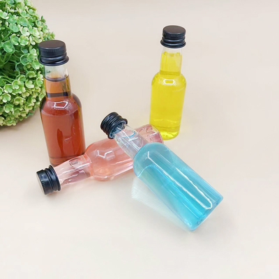 ขายร้อน 50ml กระป๋องพลาสติก PET กลมโปร่ง