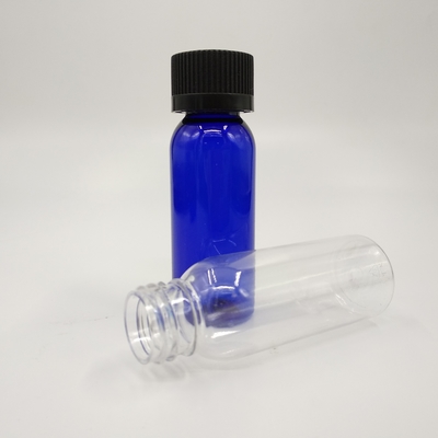 1 oz โคบอลท์ สีน้ําเงิน พลาสติก บอสตัน กระป๋องกลม