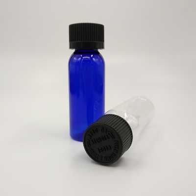 1 oz โคบอลท์ สีน้ําเงิน พลาสติก บอสตัน กระป๋องกลม
