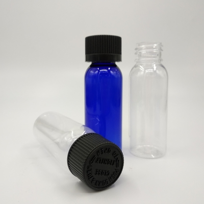 1 oz โคบอลท์ สีน้ําเงิน พลาสติก บอสตัน กระป๋องกลม