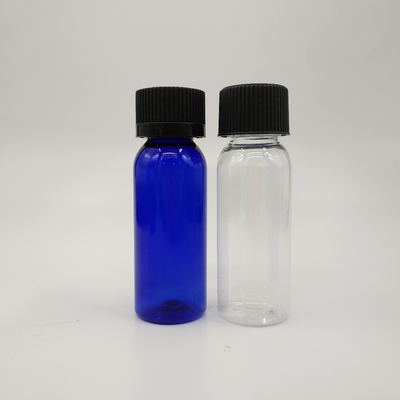 1 oz โคบอลท์ สีน้ําเงิน พลาสติก บอสตัน กระป๋องกลม