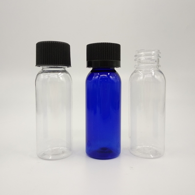 1 oz โคบอลท์ สีน้ําเงิน พลาสติก บอสตัน กระป๋องกลม