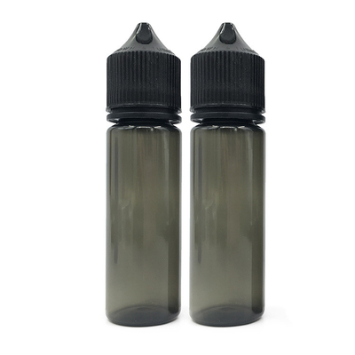 กระป๋องน้ําตก PET น้ําเหลว 50 ml ที่สามารถกดได้ พร้อมฝาปิด/ฝาปิดสีดําหรือสีขาว