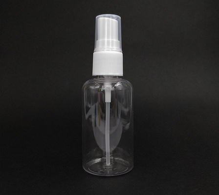 ขนาดสูง 100ml 120ml 150ml 200ml 250ml 500ml กระป๋องสเปรย์พลาสติก PET สีขาวใส สีน้ําเงิน