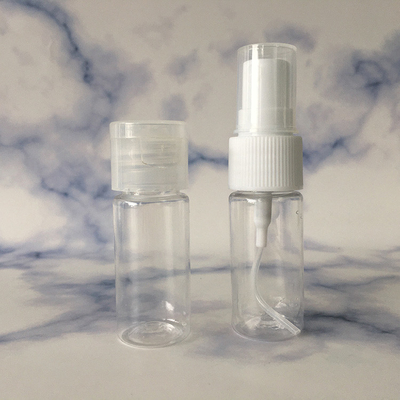 30ml 60ml 100ml150m 200ml 250ml Cosmo Shape Screen Printing Matte Black PET กระป๋องพลาสติกสเปรย์ในคลัง