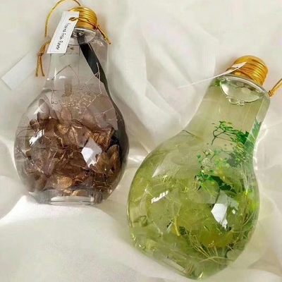 ขวดหลอดไฟรูปทรงน่าสนใจ LED 300ml สําหรับการดื่มน้ําผึ้ง