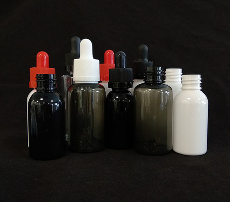 กล่องตกลงล็อกโก้ตามสั่ง ชุดใส สีดํา หลายขนาด 10ml-120ml ผิวเรียบ 5000pcs พิมพ์