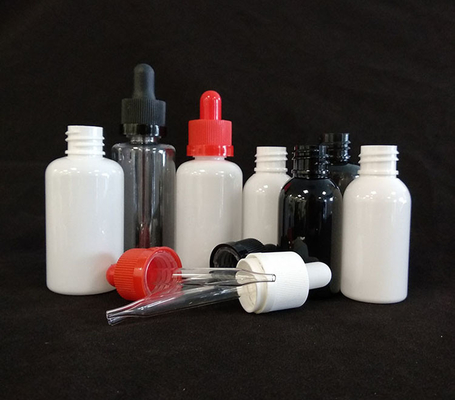 กล่องตกลงล็อกโก้ตามสั่ง ชุดใส สีดํา หลายขนาด 10ml-120ml ผิวเรียบ 5000pcs พิมพ์