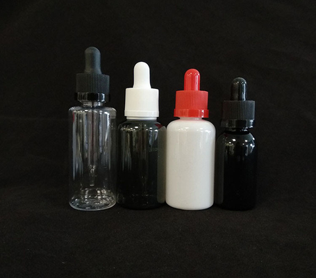 กล่องตกลงล็อกโก้ตามสั่ง ชุดใส สีดํา หลายขนาด 10ml-120ml ผิวเรียบ 5000pcs พิมพ์