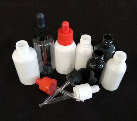 กล่องตกลงล็อกโก้ตามสั่ง ชุดใส สีดํา หลายขนาด 10ml-120ml ผิวเรียบ 5000pcs พิมพ์