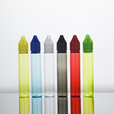 E กระป๋อง PET น้ําเหลว คอกันเด็ก 10ml-100ml Custom E กระป๋องจอพิมพ์น้ําเหลว