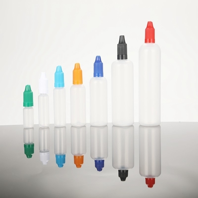 PET Screw Cap E กระป๋องเหลวที่มีโลโก้ที่กําหนดเอง คอกันเด็ก สีการพิมพ์ที่กําหนดเอง
