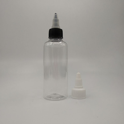 กระป๋องพลาสติกสกรูท็อปใสใน 15ml-100ml ความจุสําหรับประปาตามสั่ง