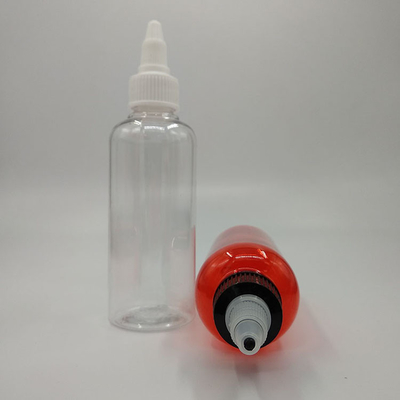 กระป๋องพลาสติกสกรูท็อปใสใน 15ml-100ml ความจุสําหรับประปาตามสั่ง