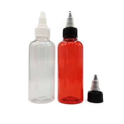 กระป๋องพลาสติกสกรูท็อปใสใน 15ml-100ml ความจุสําหรับประปาตามสั่ง