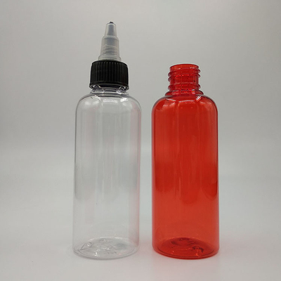 กระป๋องพลาสติกสกรูท็อปใสใน 15ml-100ml ความจุสําหรับประปาตามสั่ง