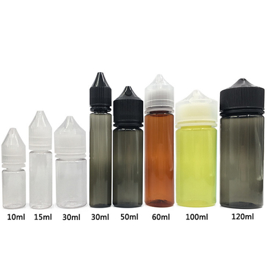 โลโก้ที่กําหนดเอง E ขวดเหลว การเลือก ขวด 60ml 80ml 100ml ความจุ PET หมวกหมวก ป้องกันเด็ก