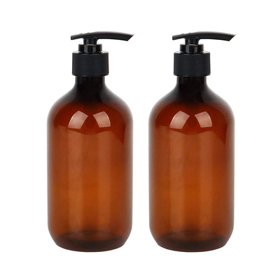 กระป๋องปั๊ม PET กลมที่สามารถนําไปใช้ได้อีกครั้ง สําหรับ 3000pcs Mqq Custom Logo Dispensing Shampoo