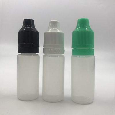 กระป๋องน้ําตกสีดําโปร่ง ปรับแต่ง 10ml-120ml พื้นที่เรียบสําหรับการเก็บของเหลว
