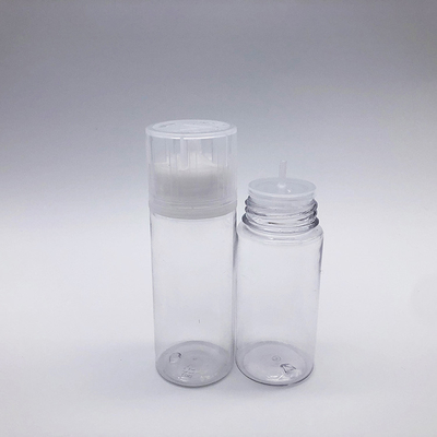 ป้องกันเด็กโปร่งใส E กระป๋องเหลว หมวกปิดปิด 10ml-100ml ความจุ