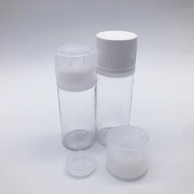 ป้องกันเด็กโปร่งใส E กระป๋องเหลว หมวกปิดปิด 10ml-100ml ความจุ