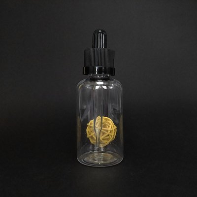 กระป๋องน้ําตกกระจกเรียบสําหรับของเหลว - หมวกกระจกหลายขนาด 10ml-120ml