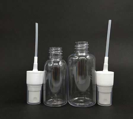 20/410 กระป๋องปั๊ม PETG พลาสติกแบบกลมที่สามารถนําไปใช้ใหม่ได้ สําหรับการแจกเครื่องสําอาง
