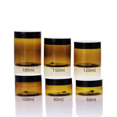 ขายร้อน กระปุกพลาสติก 50ml 100ml 120ml 150ml ป่าดําแมท