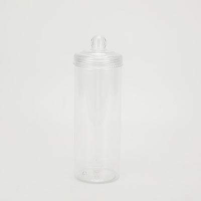 กระปุกอาหารว่างจากพลาสติกโปร่งที่สามารถปรับแต่งได้ 2-8oz พร้อมฝาปิด