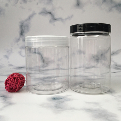 ขายปลีกปากกว้าง 1oz 4oz 8oz แอนเบิร์ก กระปุกพลาสติกโปร่งใส