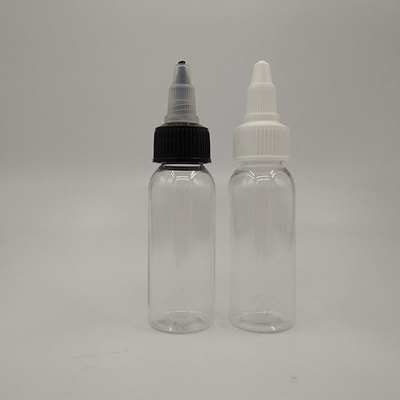 10ml-120ml Custom Logo Screw Cap กระป๋องหยดแก้ว 50ml ที่มีพื้นผิวเรียบ