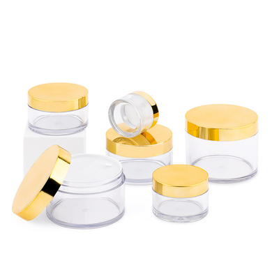 กระปุกครีมกลมพลาสติกใส 10ml-150ml พร้อมกระปุกรับความดัน