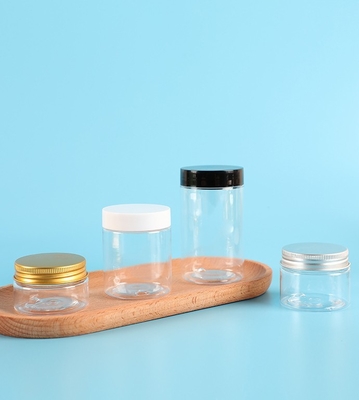 30ml 50ml 100ml 120ml 150ml 200ml 250ml 300ml 500ml กระป๋องบรรจุพลาสติก PET หน้ากว้าง