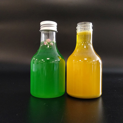 Square/Round Leak proof Plastic Milk Tea Bottles with Screw on Lids