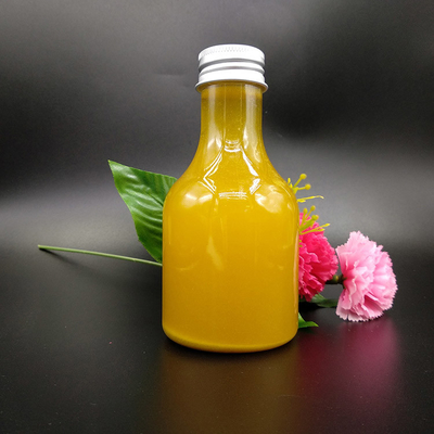Square/Round Leak proof Plastic Milk Tea Bottles with Screw on Lids