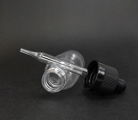 Customized Logo Glass Dropper Bottles Container Smooth Surface Liquid Container