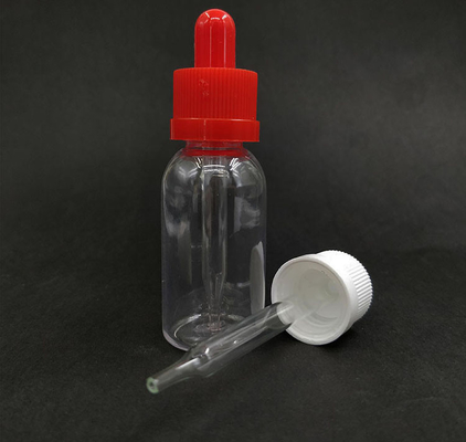 Customized Logo Glass Dropper Bottles Container Smooth Surface Liquid Container
