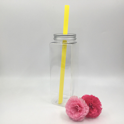 กระป๋องชาฟรี BPA ขนาดเบาๆ พร้อมสกรูบนฝา 0.5 กิโลกรัม สะอาดหรือสามารถปรับแต่งได้