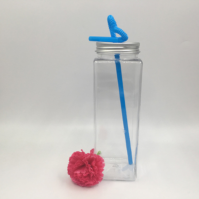 กระป๋องชาฟรี BPA ขนาดเบาๆ พร้อมสกรูบนฝา 0.5 กิโลกรัม สะอาดหรือสามารถปรับแต่งได้
